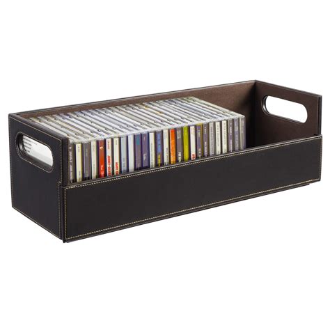 cd storage box metal|cd holders for shelves.